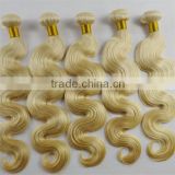 Remy hair color 613 blonde hair weave mongolian hair extensions
