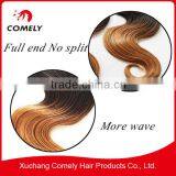 2013 Hot Trend AAAAAA Brazilian Ombre Hair Weaves Two Tone 1b/27# Body Wave thumbnail-2