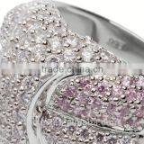 New Fashion Simple Couple Ring Sterling Silver Jewelry Gold Ring Molds thumbnail-4