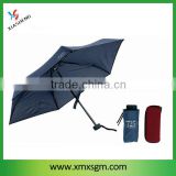 5 Folds Super Mini Umbrella with Case