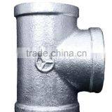 Black Galvanized Wing Holes Flange Malleable Cast Iron Pipe Fittings thumbnail-5