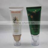 Airless Pump Cap Cosmetic Tube for Face Cleanser /Plastic Tube for Cosmetic Packaging With Airless Pump thumbnail-3