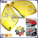 BJ-OC-023C High Performance CNC Aluminum Front Brake Fluid Reservoir Cover For DUCATI Diavel thumbnail-1