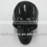 Black Obsidian Crystal Carving Skull thumbnail-1