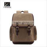 High Density Thick Bookbag Retro Canvas Backpack Rucksack
