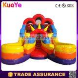 16' Tall Inflatable Double Lane Splash Water Slide For Backyard Parties thumbnail-1
