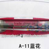 Cheap Chopsticks and Spoon Sets Made in China ( With Blue Flower Stick On) thumbnail-1