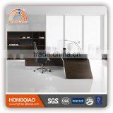 DT-12 Wooden Office Desk Stainless Steel Table Base Office Executive Desk Quality Choice