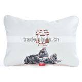 Custom White Plain Leather Case Throw Pillow With Inserts Supplier's Choice