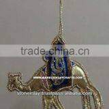 Hand Embroidered Christmas Ornament Camel thumbnail-1