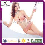 Daily Classical Romantic China Supplier Underwired Women in Pink Bra and Panties Sexy Bra Panty Girls thumbnail-1