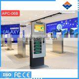 Albanian Lek 6 Digital Lockers Free Standing Smartphone Charging Station APC-06B