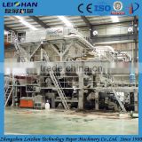 Waste paper recycling type toilet tissue paper making machine