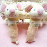 Whosale Baby Plush Animal Hand Bell Bar Toy thumbnail-2