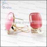 Fashion Design Gold Clip on Earrings thumbnail-3