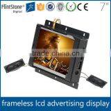 Flintstone 7 Inch AD705F Tft Advertising Display Frame, Framless Advertising ad Player, Digital Screen Video Display