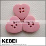 Heart-shaped Button Four Holes Pink Button for Shirts thumbnail-3