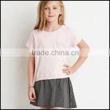 The New Design Child Plain Blank T-shirt With Round Neck thumbnail-2