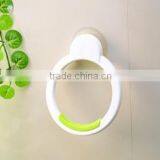 cheap round plastic towel rack bathroom wall mounted