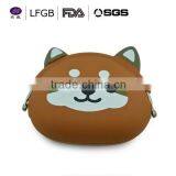 Cute Animal Shape Card Bag / Silicone Coin Purse / Silicone Coin Bag for Chrismas Gifts
