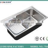 Stainless Steel Sink With Colander thumbnail-2