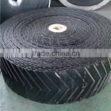 Excellent tough ability ribbed rubber conveyor belt price