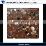 Colorful Cultured Marble Stone Sheet for Building Construction thumbnail-1