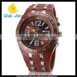 WJ-5414 Big Face Silicone Trendy Attractive Top Brand V6 Night Luminous Men and Women Watch thumbnail-5