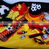 6 Germany Series Football Fan Hat,wristbands,scarf,glasses