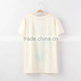 Wholesale Clothing Short Sleeve Cotton t Shirt With Animal Cheap China Wholesale Clothing thumbnail-2