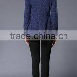 A-line Plus Size XXXL Fashion Cutting Blouse Design for Fat Women Tops thumbnail-4