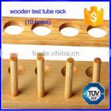 6-12 Holes Hospital Medical Lab Wooden Test Tube Rack thumbnail-1