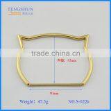 Cat Shaped Metal Frame for Handbag or Backpack thumbnail-1