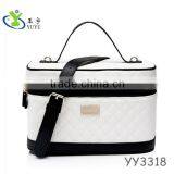 Makeup case sewing semi PU high-end Cosmetic Case