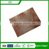 China Made New Design Brown Leather Patches for Jeans