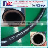 Hengshui wire inforced hydraulic high pressure rubber tube price