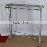 RH-YJ15 Double Poles Luxury Cloth Rack Shop Furniture Garment Display thumbnail-1