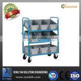 Metal Platform Hand Trolley With Multi-Layer