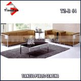 2015 Modern brown leather office sofa set