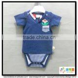 BKD 2015 Summer Cotton Boy V-neck Onesie thumbnail-1