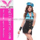 New Arrival Backless Sexy Patchwork Cop Uniform Woman Sex Hot Police Costume thumbnail-3