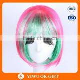 Cheap Colorful Japanese Bob Party Wigs thumbnail-2