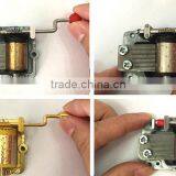 18 Note Zinc Alloy Hand Crank(Handcrank) Musical Box Movement thumbnail-2