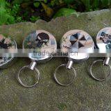 Promotion Gifts Wholesale Cheap OEM Metal Retractable Keychain Key Finder thumbnail-3