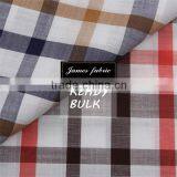 Cotton-Slub Spring/Summer Shirting & Dress Fabric, Cotton-Slub Check/Plaid Fabric