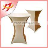 Hot Sale Cheap Custom Lycra Spandex Round High Bar Cocktail Table Cloth for Wedding thumbnail-3
