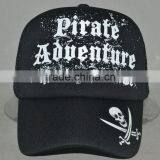 Guangzhou Hat Factory Professional Custom / 100% Polyester Fiber/black/white Printing Logo/sponge Trucker Hats