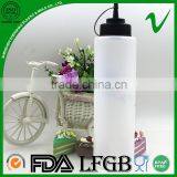 700ml LDPE Wholesale Cylinder Hot Sauce Bottles With Food Grade