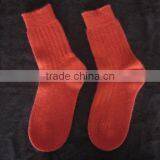 Red Cashmere Socks