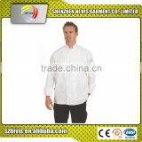 Eco-friendly Long Sleeve White Oem Cotton Chef Cook Uniform thumbnail-1